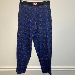 VTG 90's BUFFALO BILLS AOP Lighting Lounge Pants Blue Red Size XLGame Day Gear